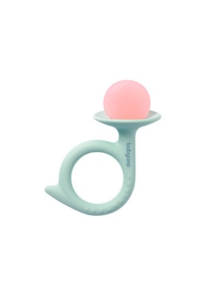 Прорезыватель BabyOno силиконовый Улитка (розовый), 0м+ Прорезыватель BabyOno силиконовый Улитка (розовый), 0м+